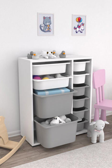 Hanah Home Zen 2D2K6U Blanco y Gris